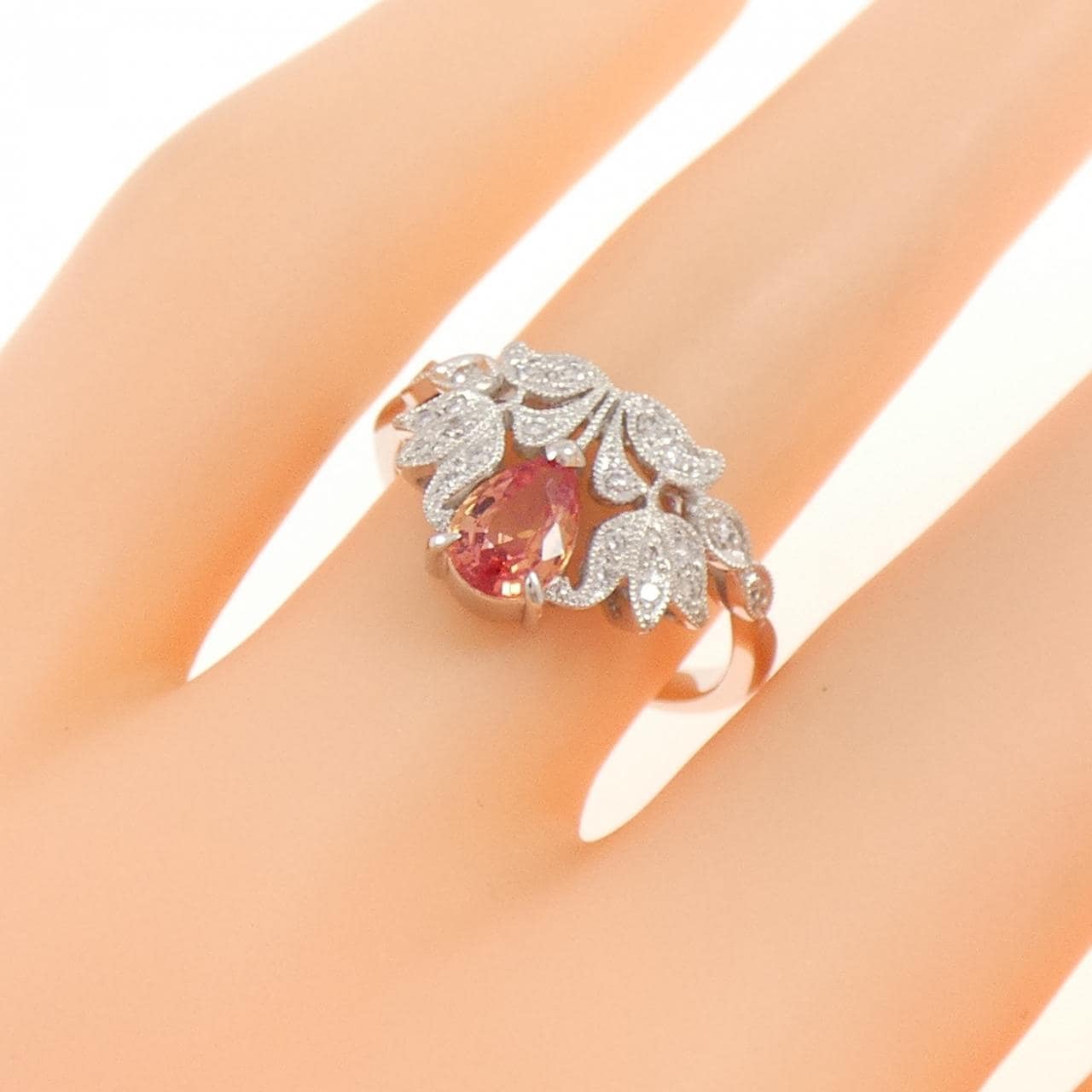 PT950 サファイヤ リング 0.62CT