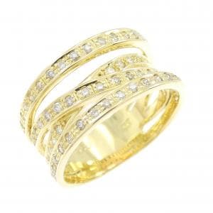 K18YG ダイヤモンド リング 0.50CT