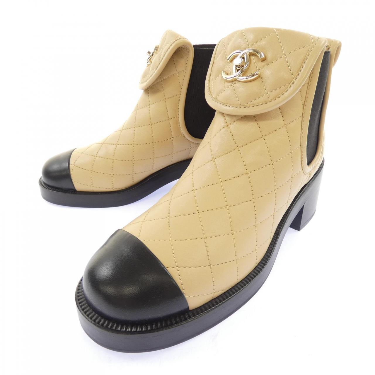 シャネル CHANEL アンクルブーツ ANKLE BOOTS ターンロック G45144B14037 ブーツ