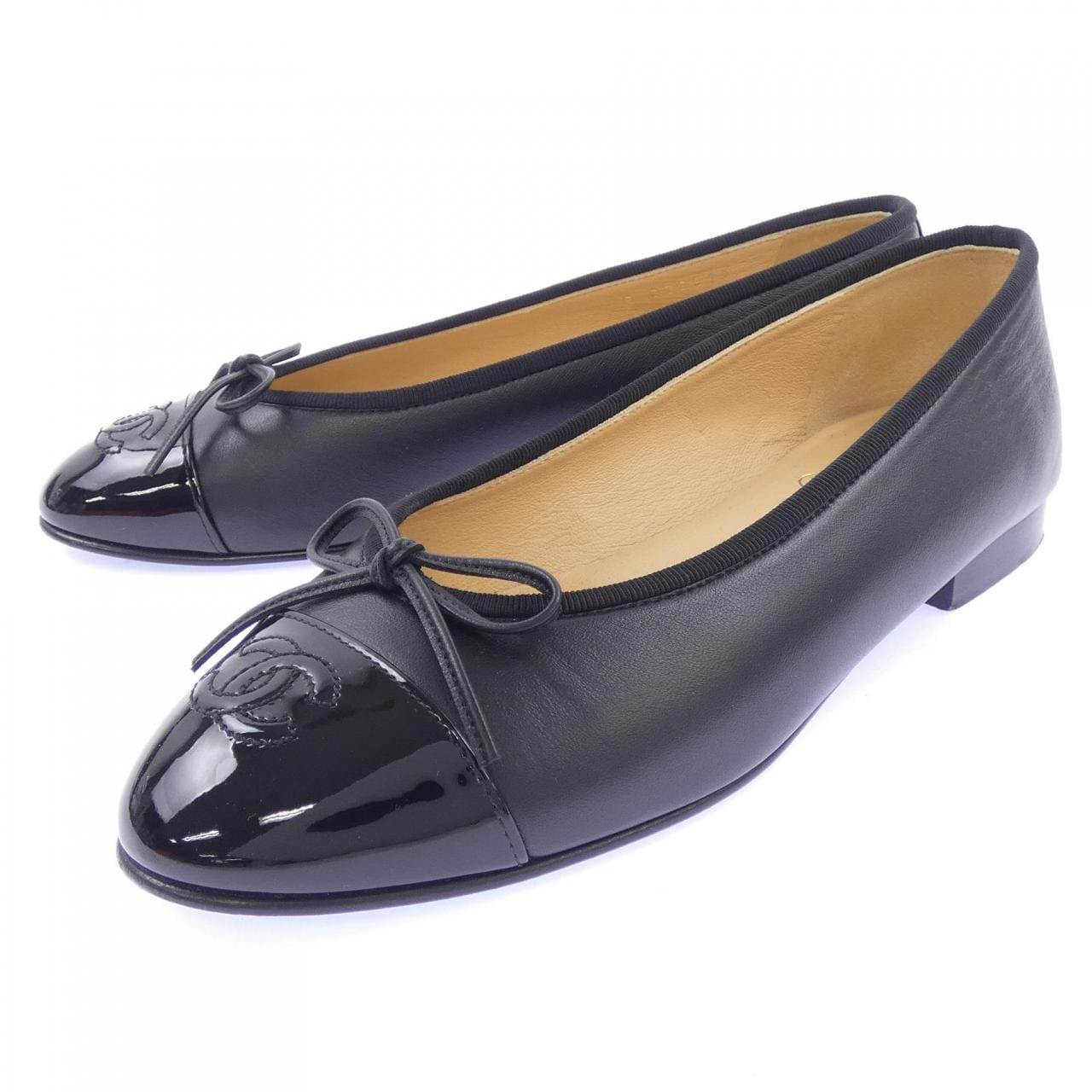 シャネル CHANEL バレリーナ G02819Y01552 フラットシューズ