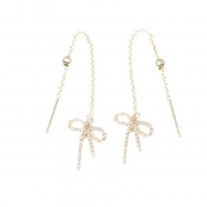 アガット リボン ピアス