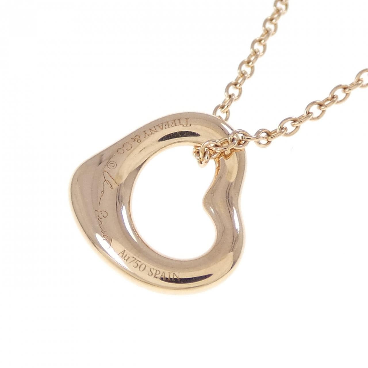 ティファニー オープンハート ネックレス