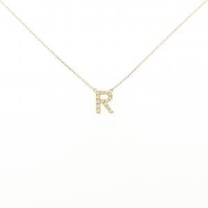 アーカー イニシャル ネックレス 0.06CT