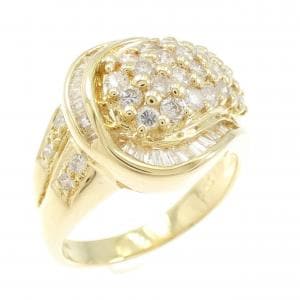 K18YG ダイヤモンド リング 1.05CT