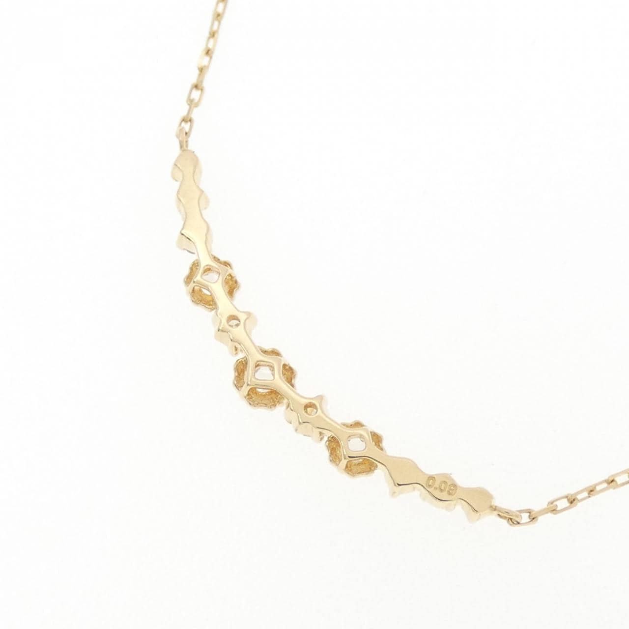 アガット ダイヤモンド ネックレス 0.09CT