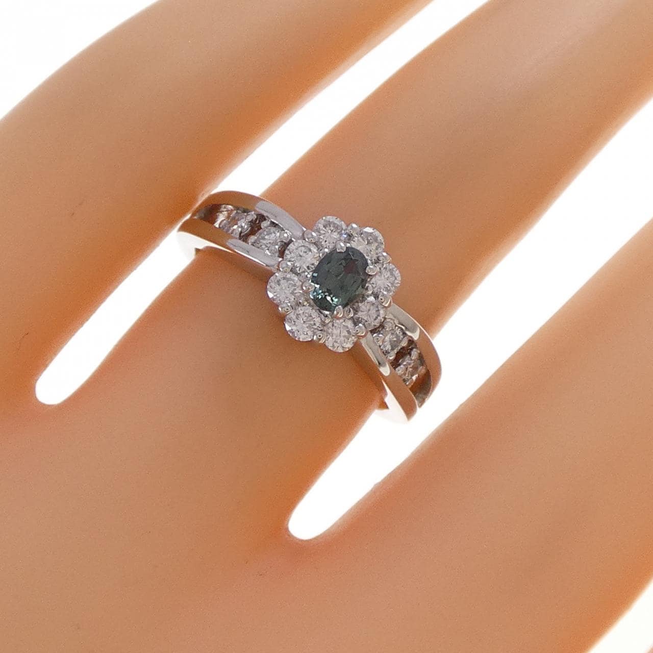 PT900 アレキサンドライト リング 0.20CT