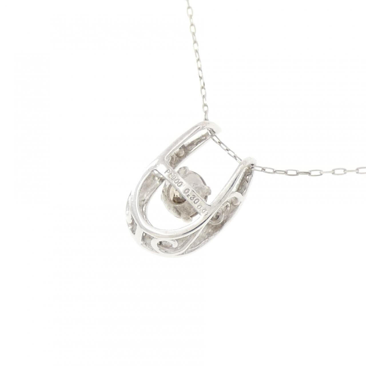 PT900/PT850 ダイヤモンド ネックレス 0.30CT
