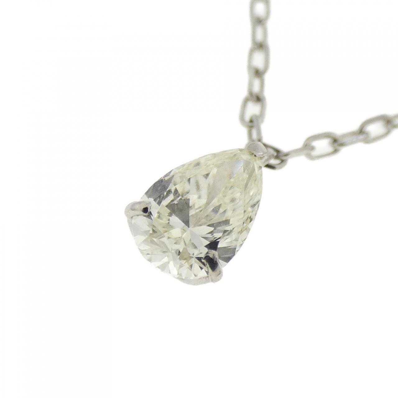 【新品】PT900/PT850 ダイヤモンド ネックレス 0.85CT