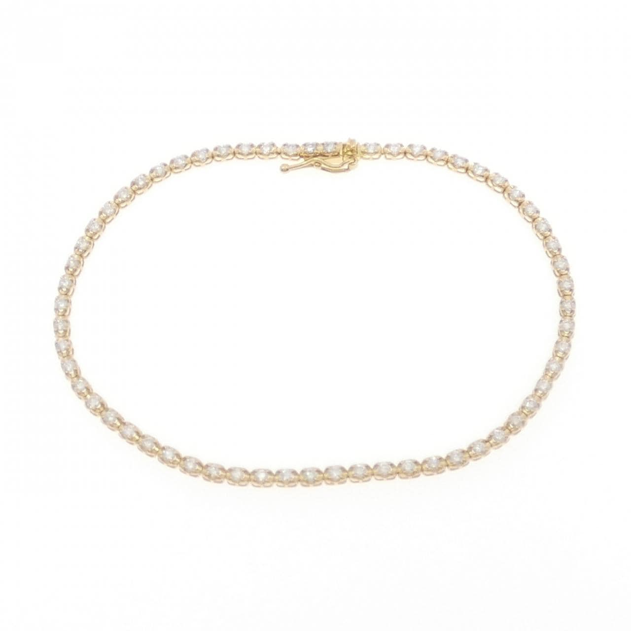 K18YG ダイヤモンド ブレスレット 1.00CT
