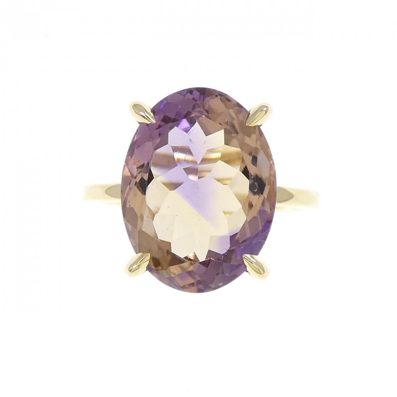 K18YG アメトリン リング