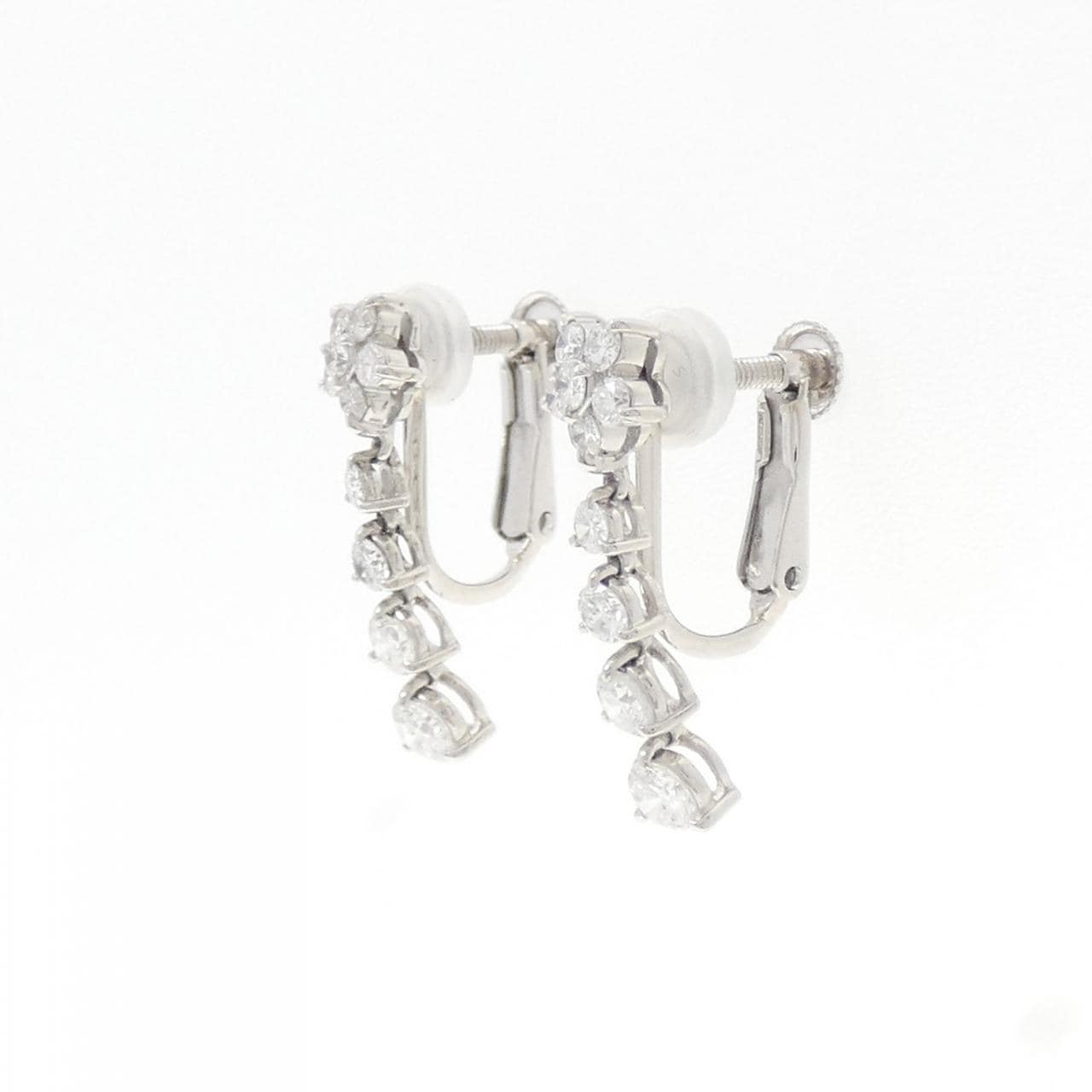 PT900 Diamond Earrings 1.00CT