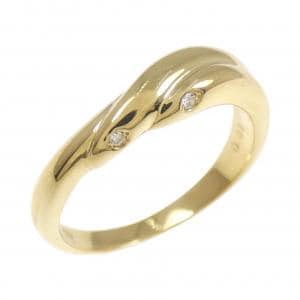 K18YG ダイヤモンド リング 0.01CT