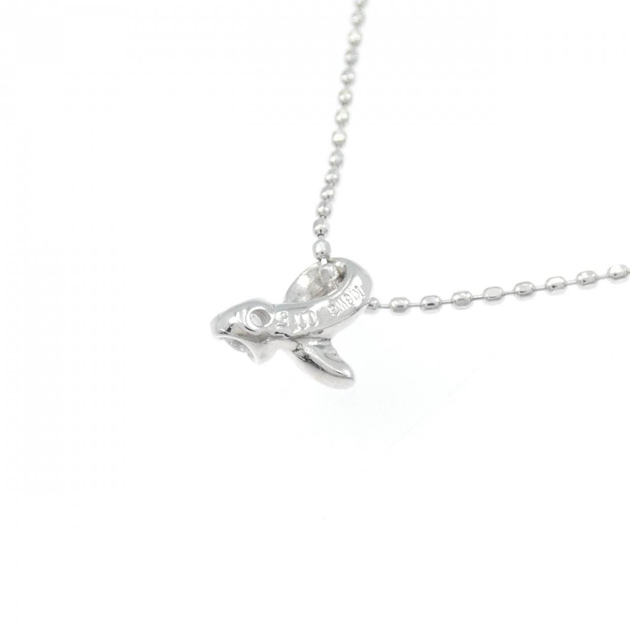 K18WG ダイヤモンド ネックレス 0.05CT