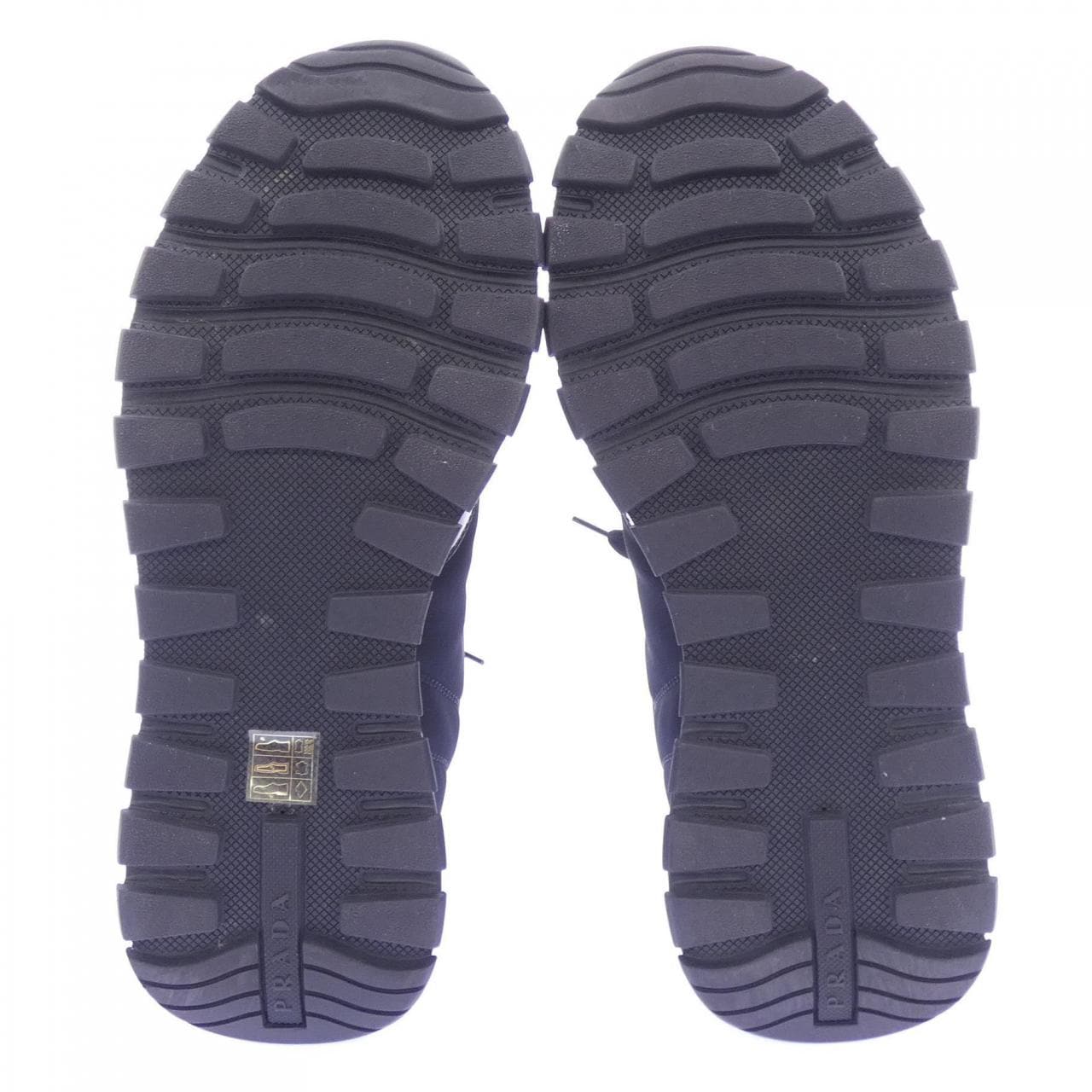 プラダ PRADA ブラッシュドレザースニーカー 2EE369 トライアングルロゴ スニーカー