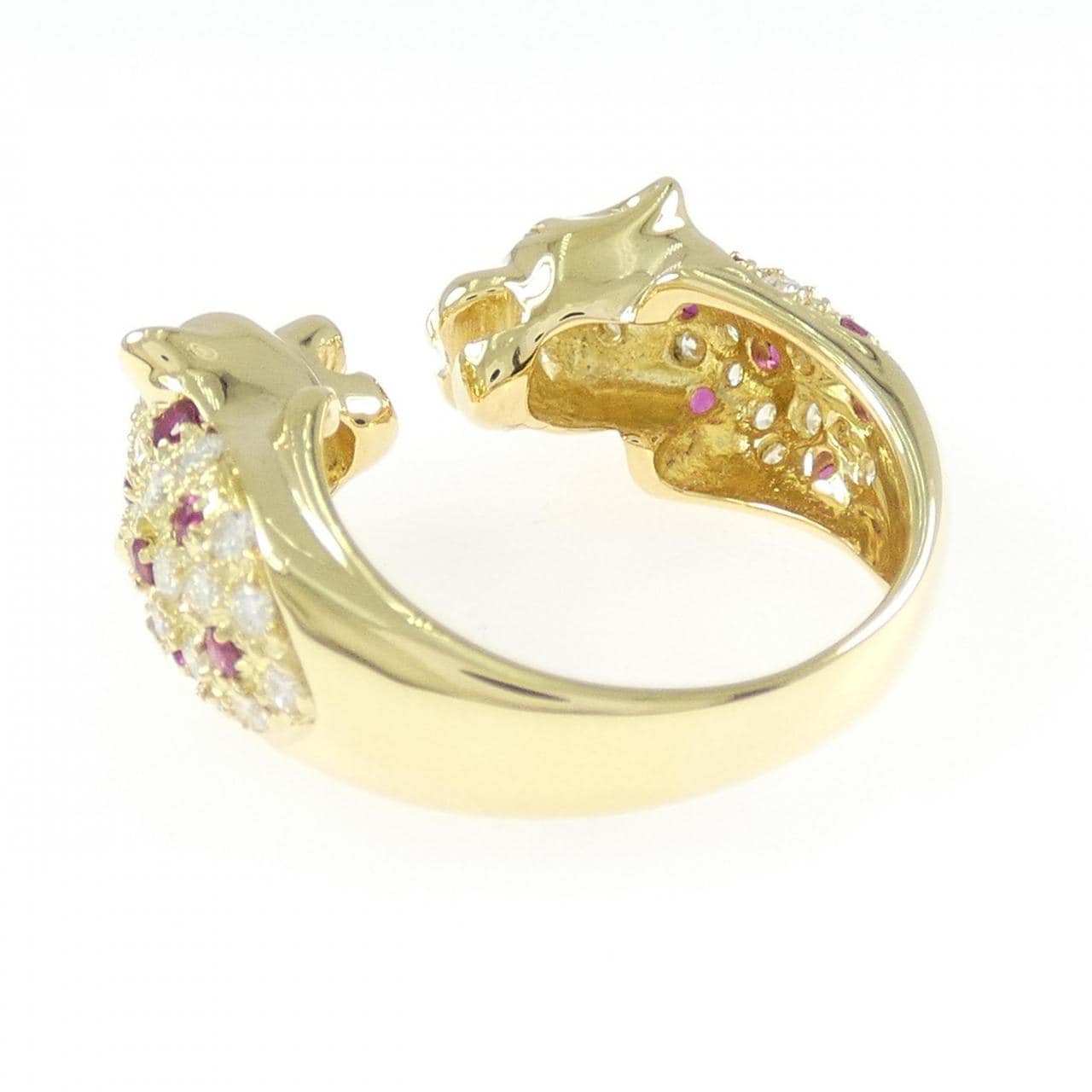 750YG ルビー リング 0.37CT