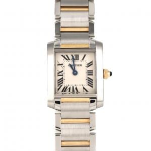 Cartier Tank Francaise SM 兩色 W51007Q4 SSxYG石英