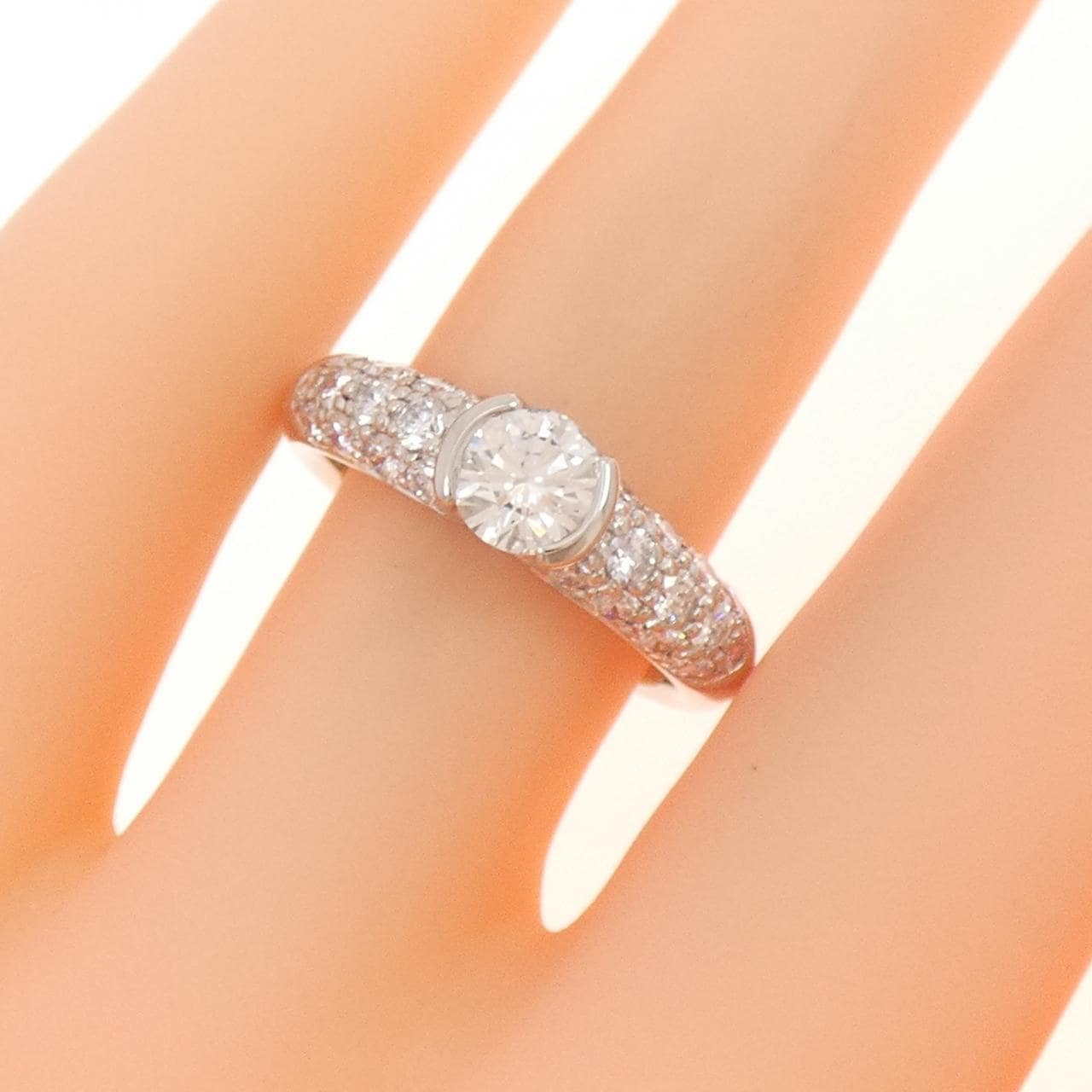 PT ダイヤモンド リング 0.495CT