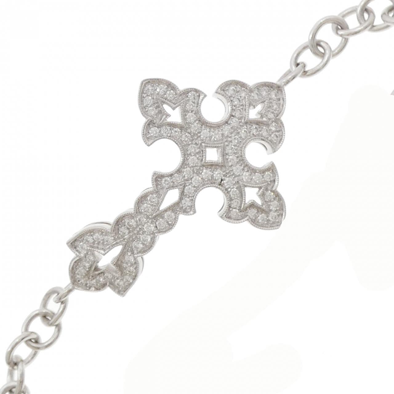 K18WG Diamond bracelet