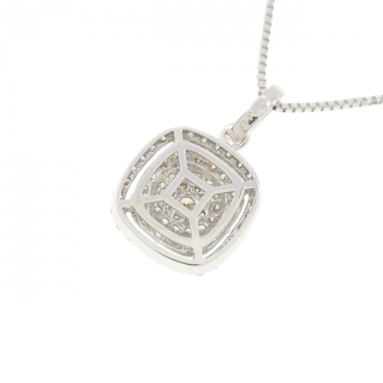 K18WG ダイヤモンド ネックレス 0.40CT