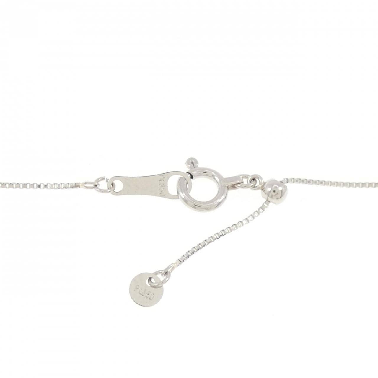 PT ソリティア ダイヤモンド ネックレス 0.56CT