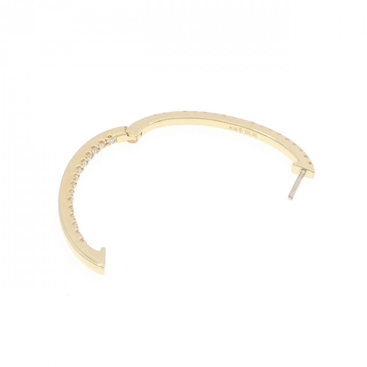 ポンテヴェキオ ダイヤモンド ピアス 0.30CT 片耳