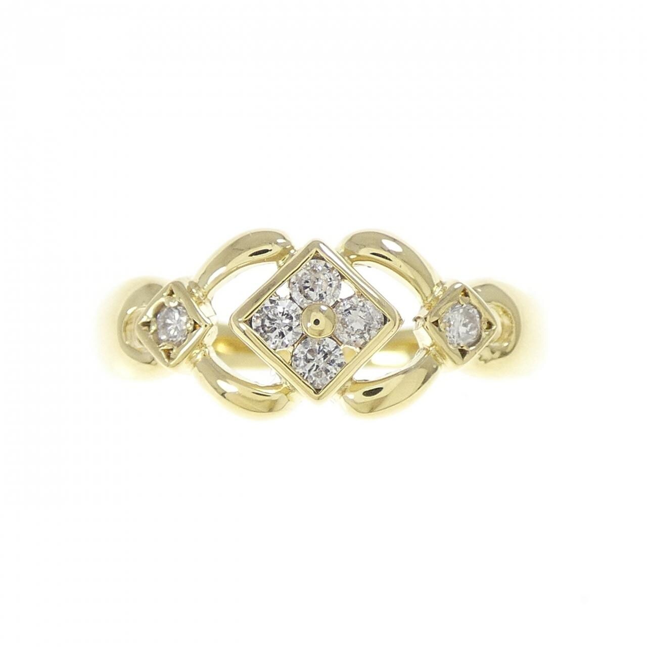 K18YG ダイヤモンド リング 0.15CT