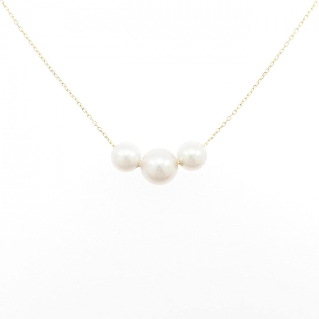 K18YG アコヤパール ネックレス