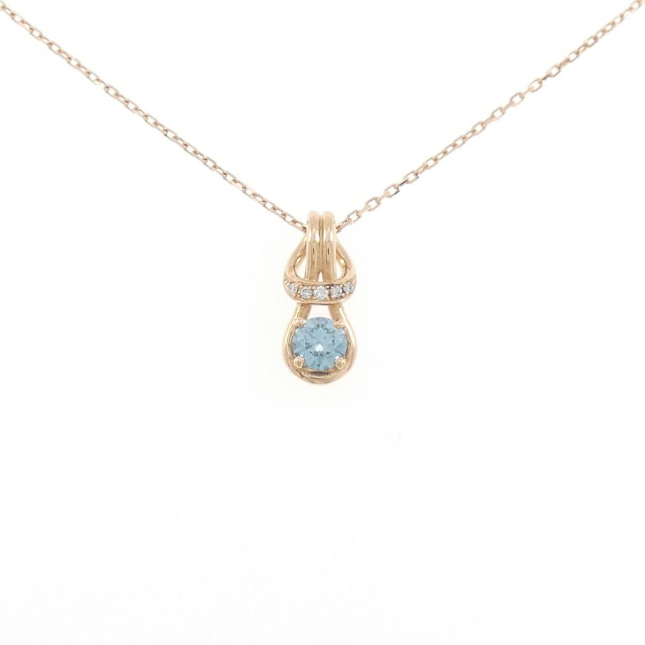 K18PG ダイヤモンド ネックレス 0.253CT