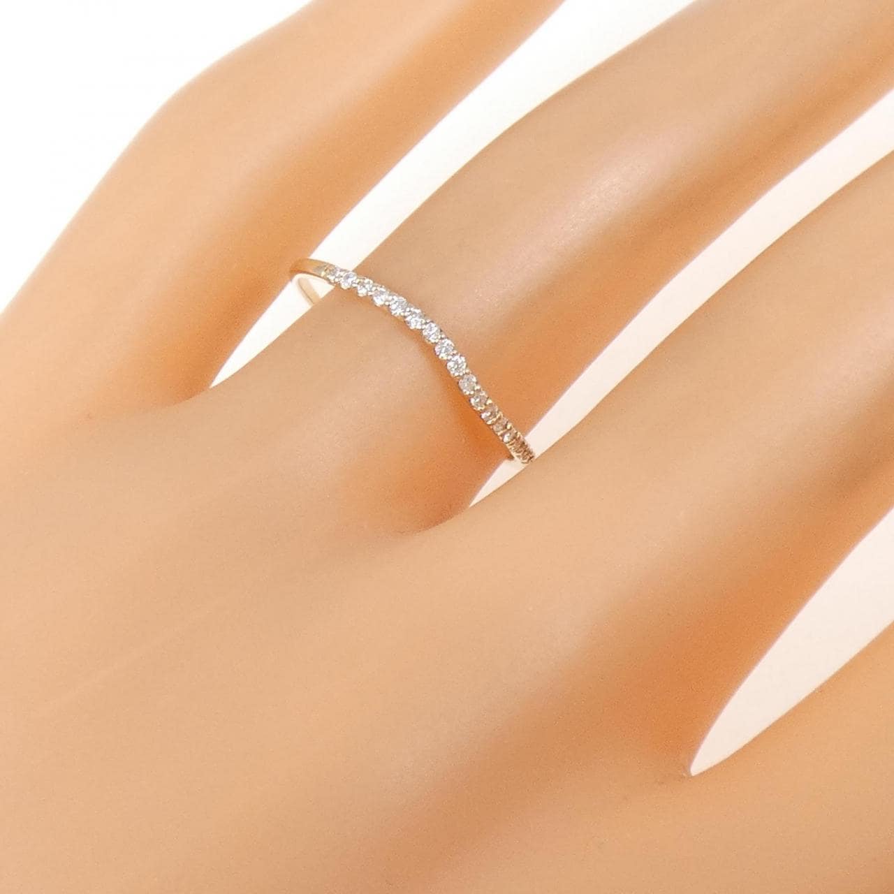 K10PG ダイヤモンド リング 0.08CT