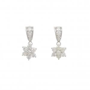 PT900 ダイヤモンド ピアス 1.00CT