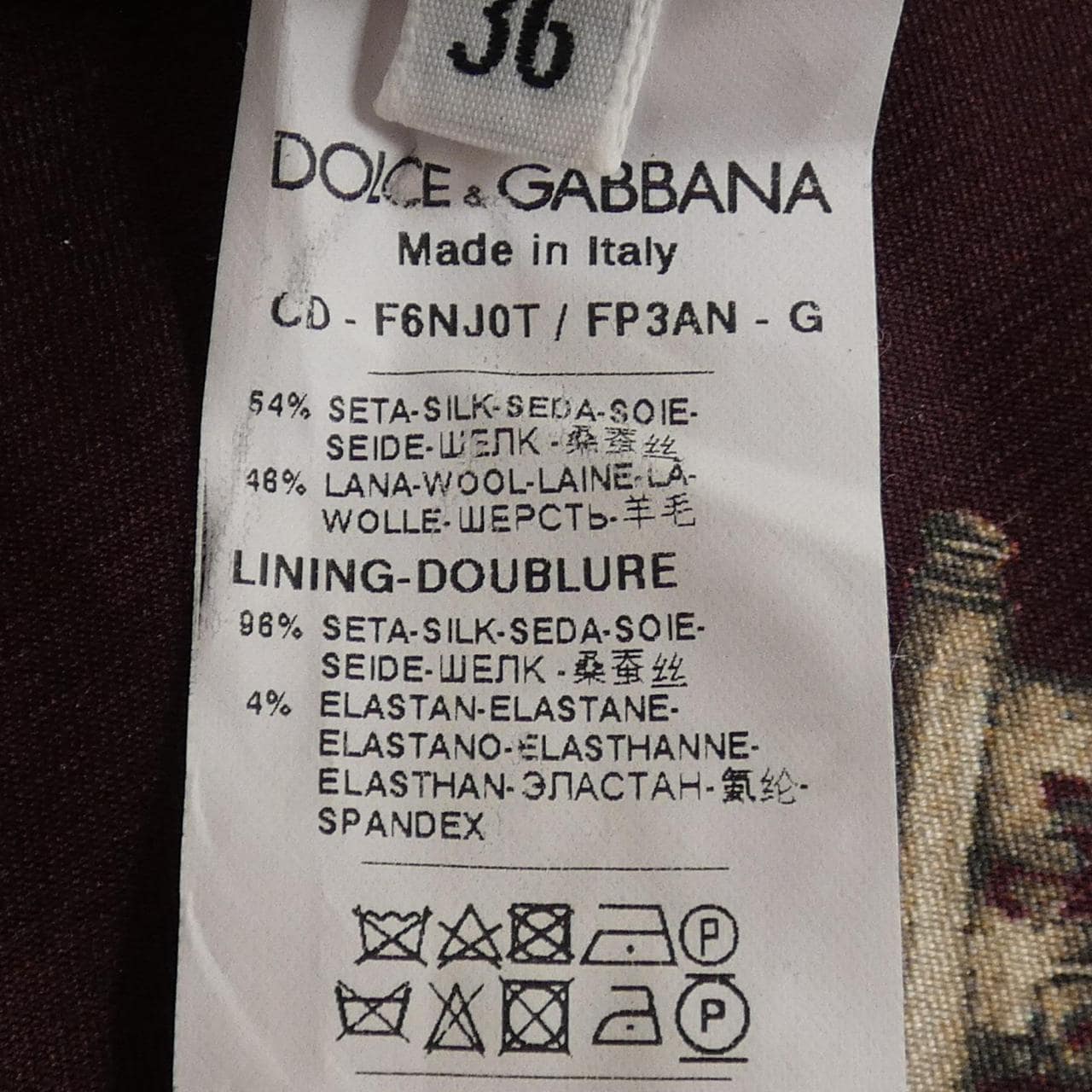 ドルチェアンドガッバーナ DOLCE&GABBANA F6NJ0T/FP3AN ワンピース