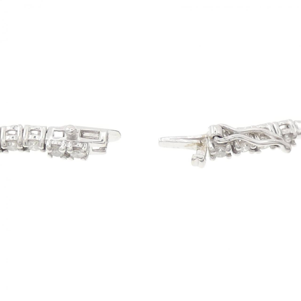 K18WG ダイヤモンド ブレスレット 1.00CT