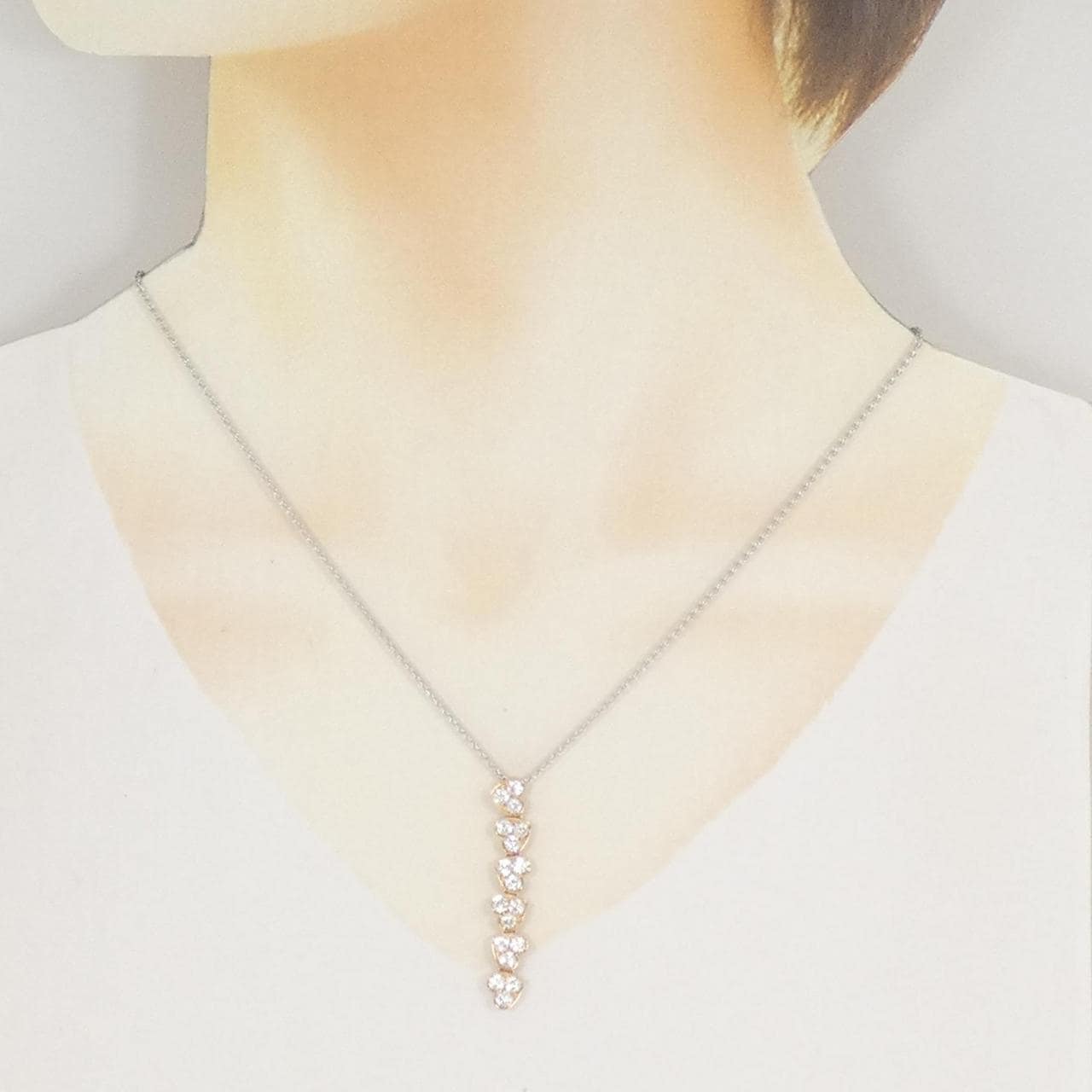 ピキョッティ ハート ダイヤモンド ネックレス 1.32CT