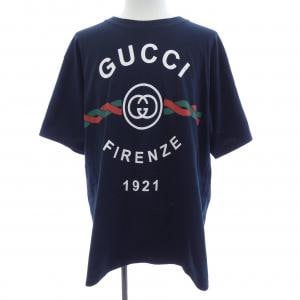 グッチ GUCCI コットンジャージー'GUCCI FIRENZE 1921'Tシャツ 616036 XJD7T Tシャツ