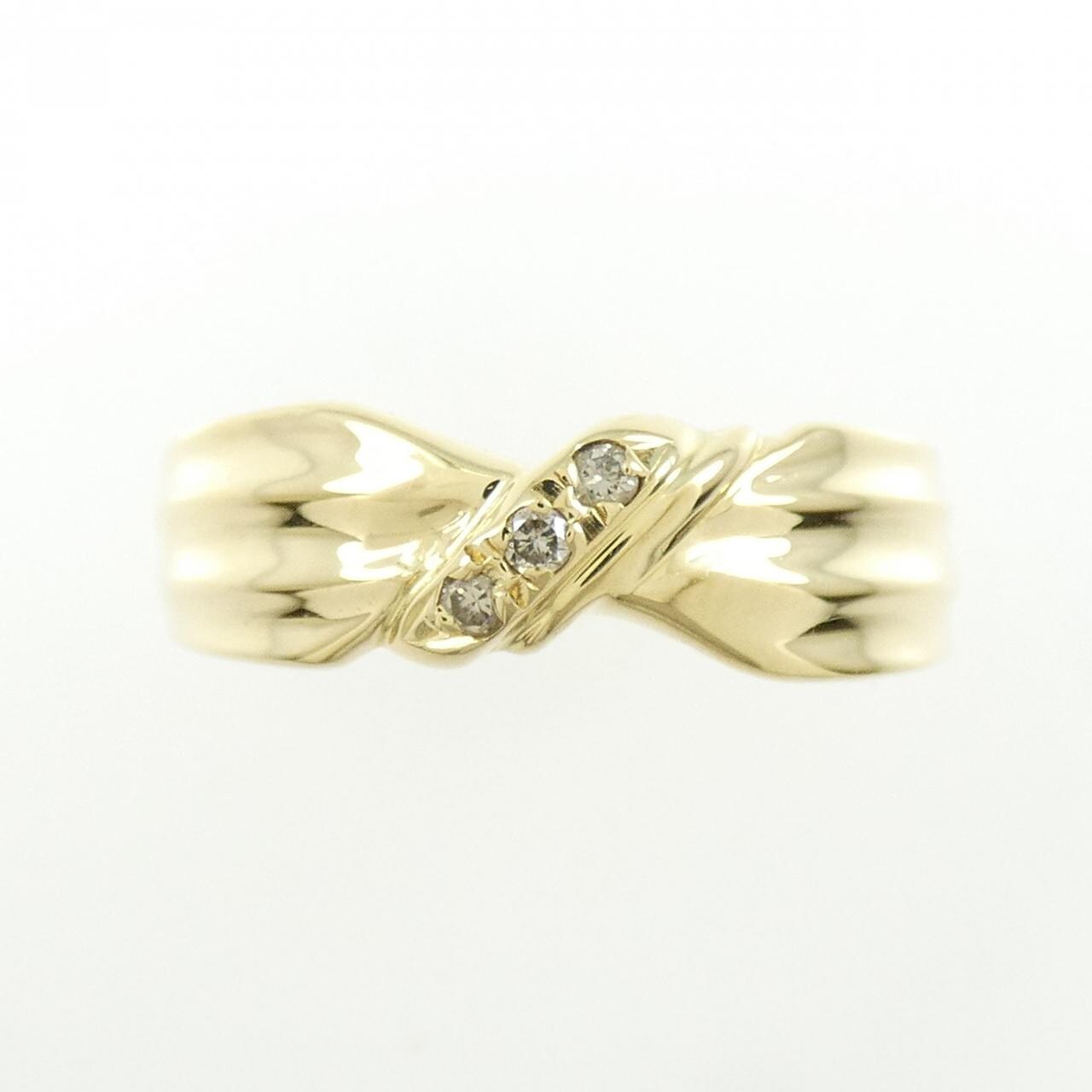 K18YG ダイヤモンド リング 0.04CT