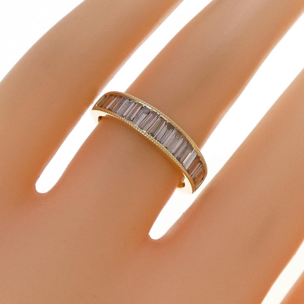 K18YG ダイヤモンド リング 0.46CT