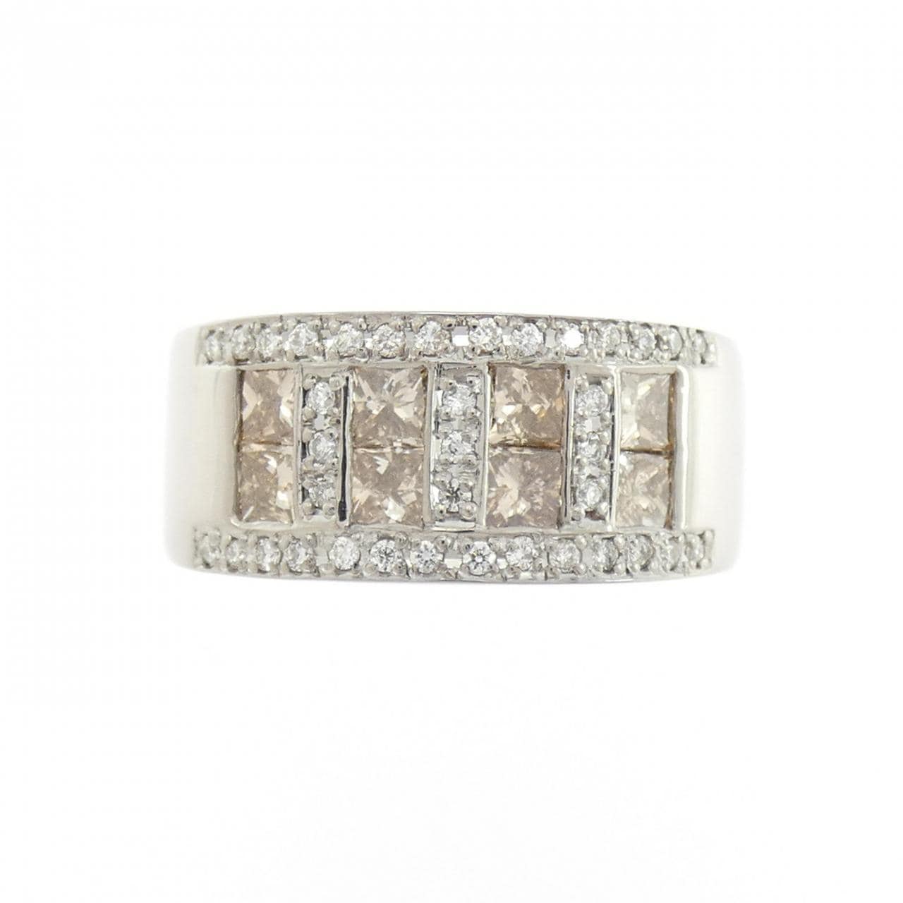 K18WG ダイヤモンド リング 0.83CT