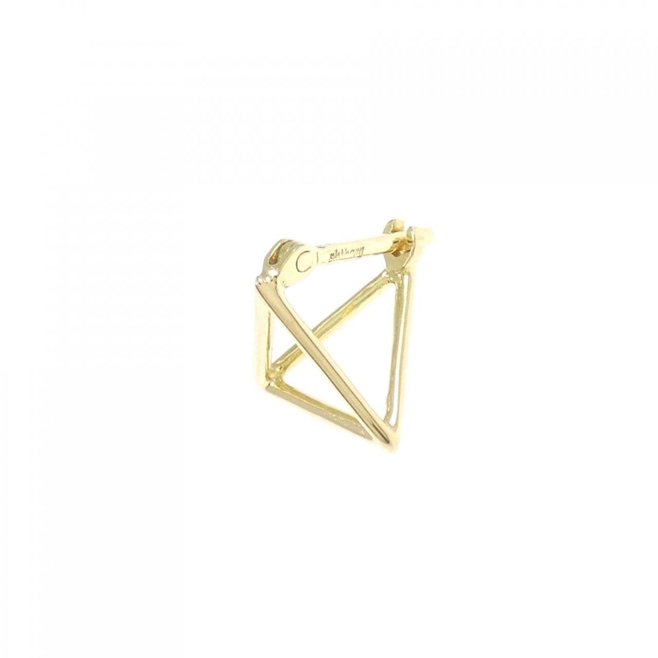 シハラ K18YG ピアス 片耳