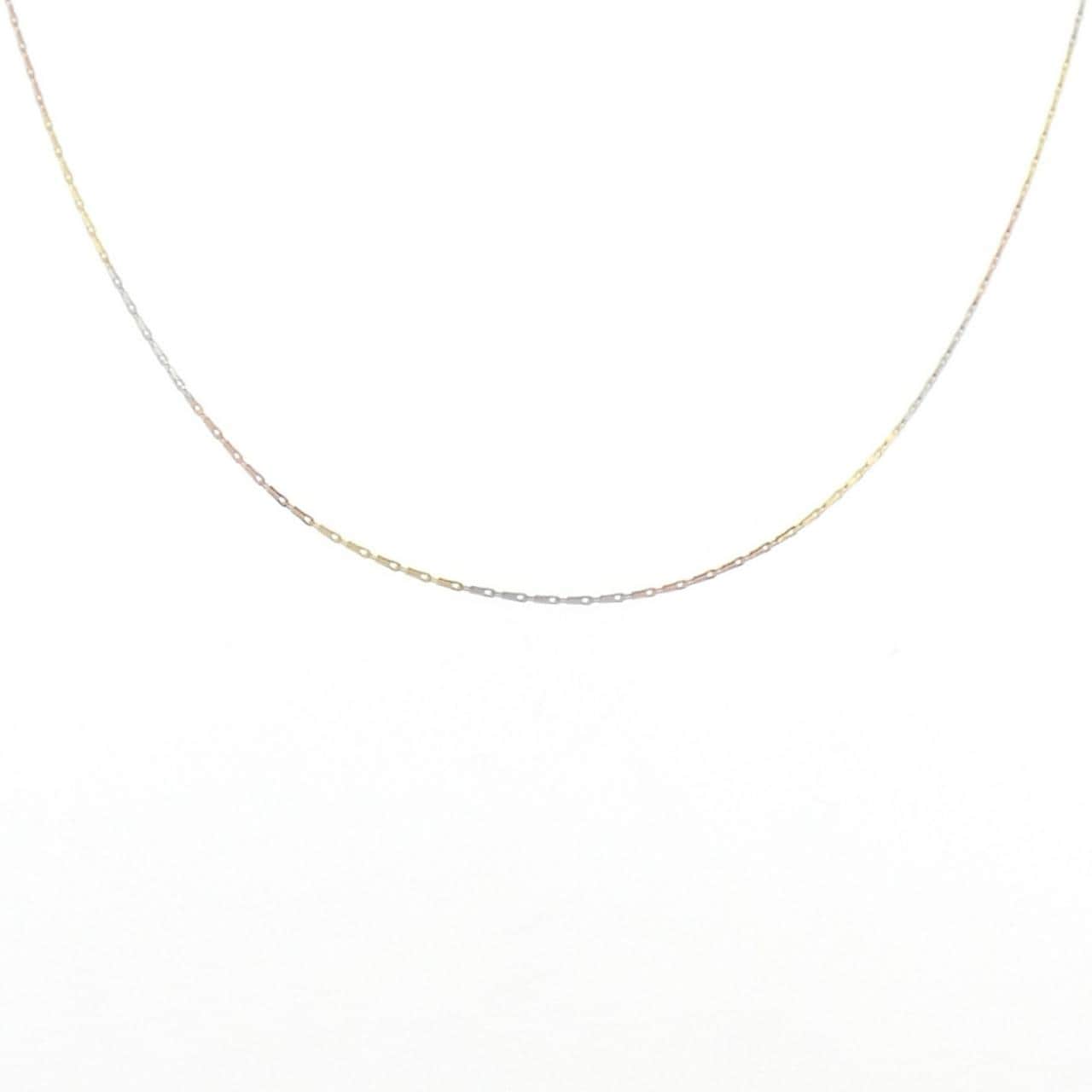 14Kスリーカラー ネックレス