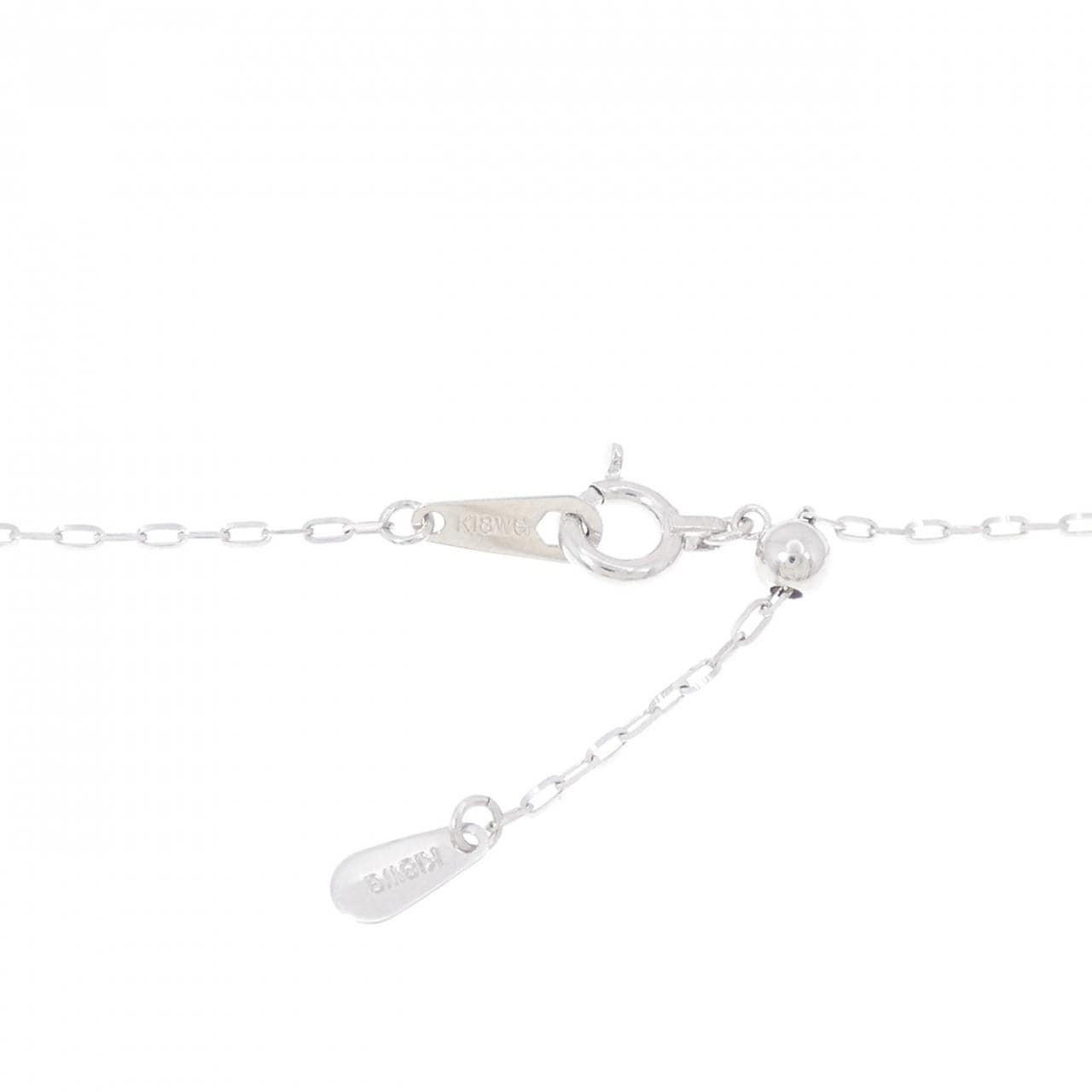 K18WG ダイヤモンド ネックレス 0.356CT
