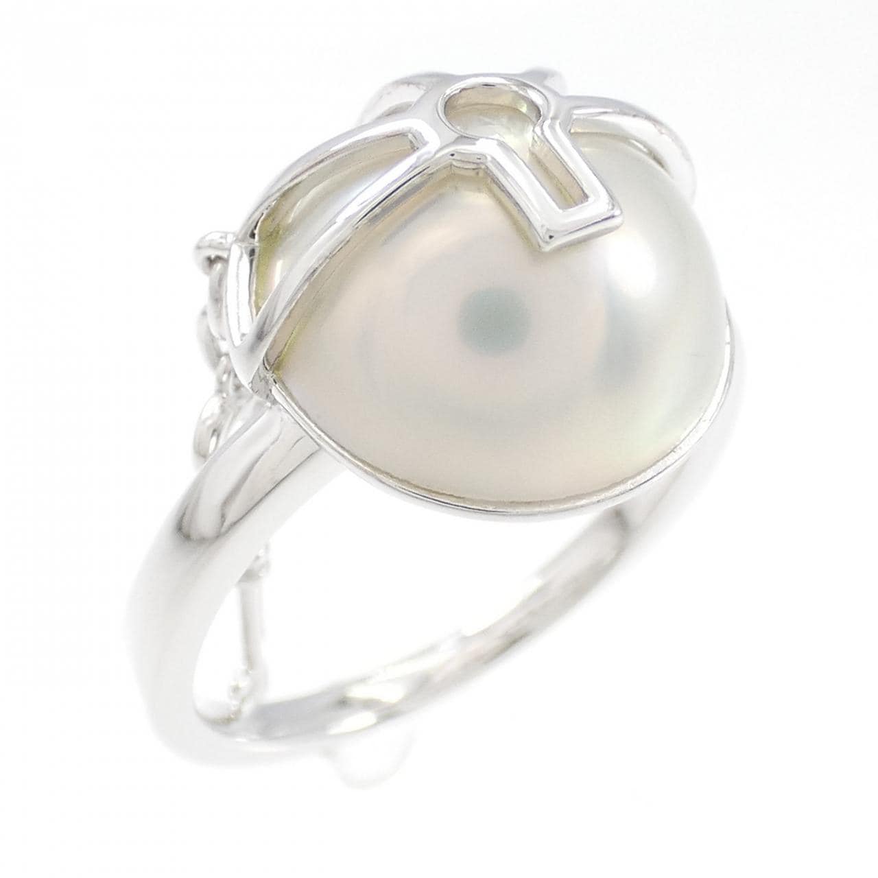 Tasaki Key Mabe Pearl Ring