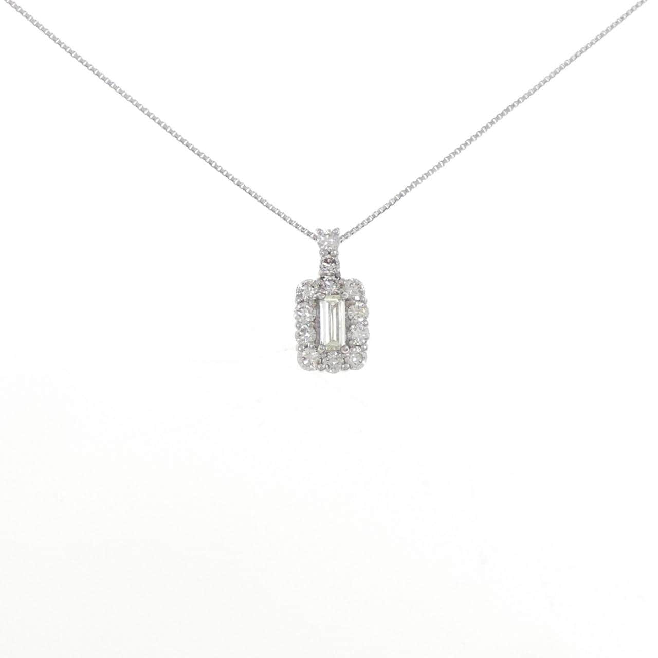 [BRAND NEW] PT900/PT850 Diamond Necklace 0.50CT