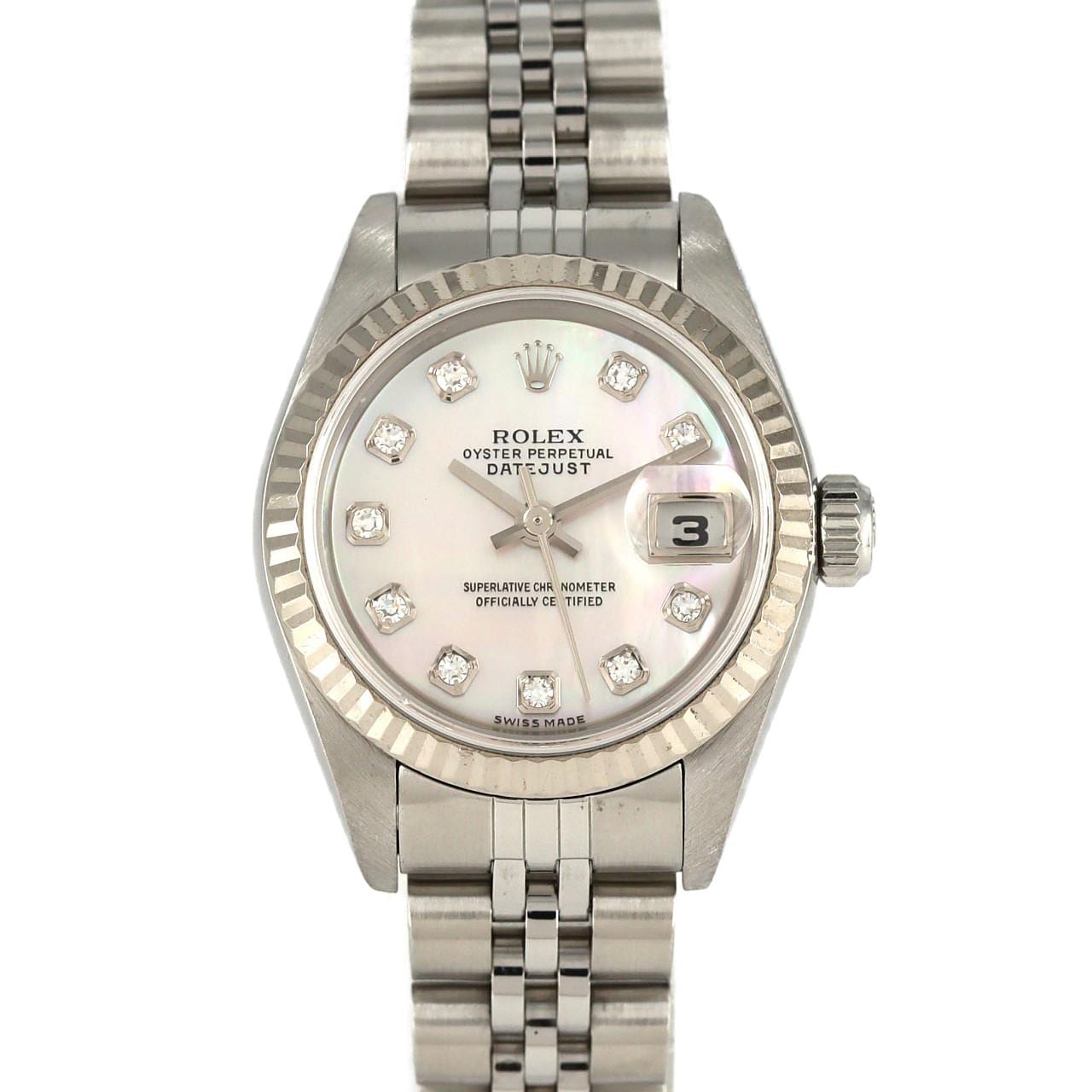 ロレックス デイトジャスト 79174NG SSxWG 自動巻 F番