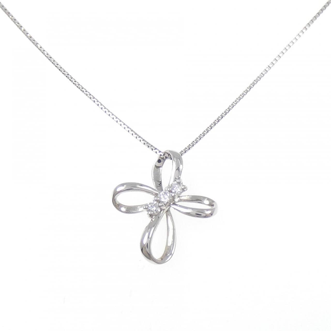 ジーエスティービー ダイヤモンド ネックレス 0.05CT