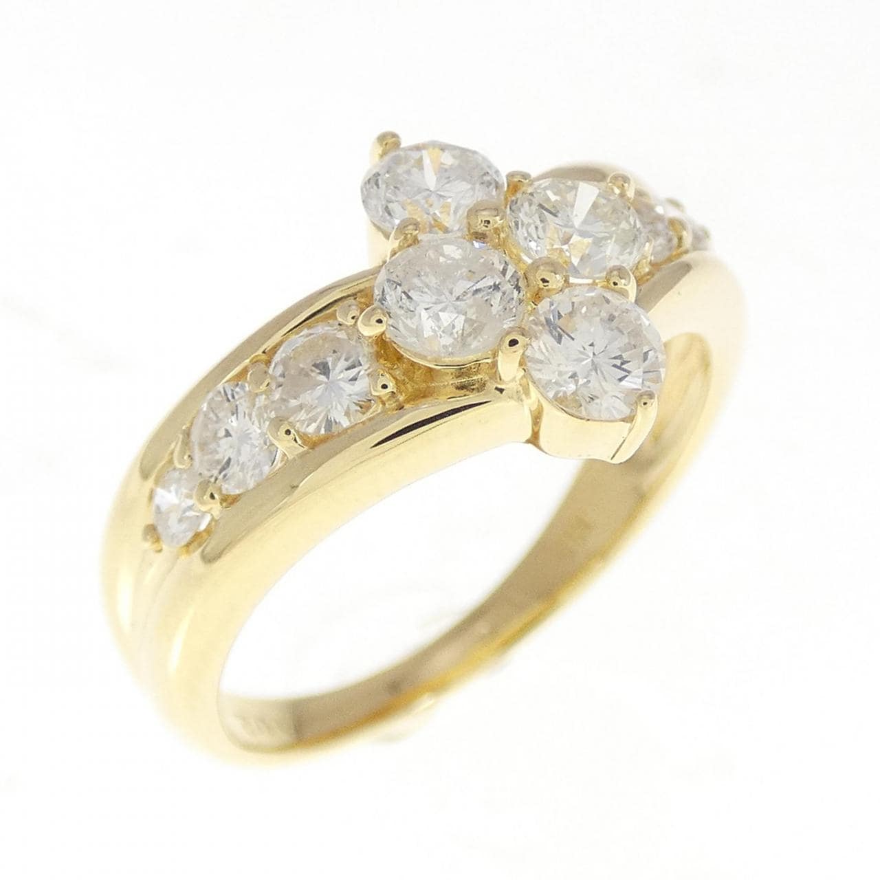 K18YG ダイヤモンド リング 1.02CT