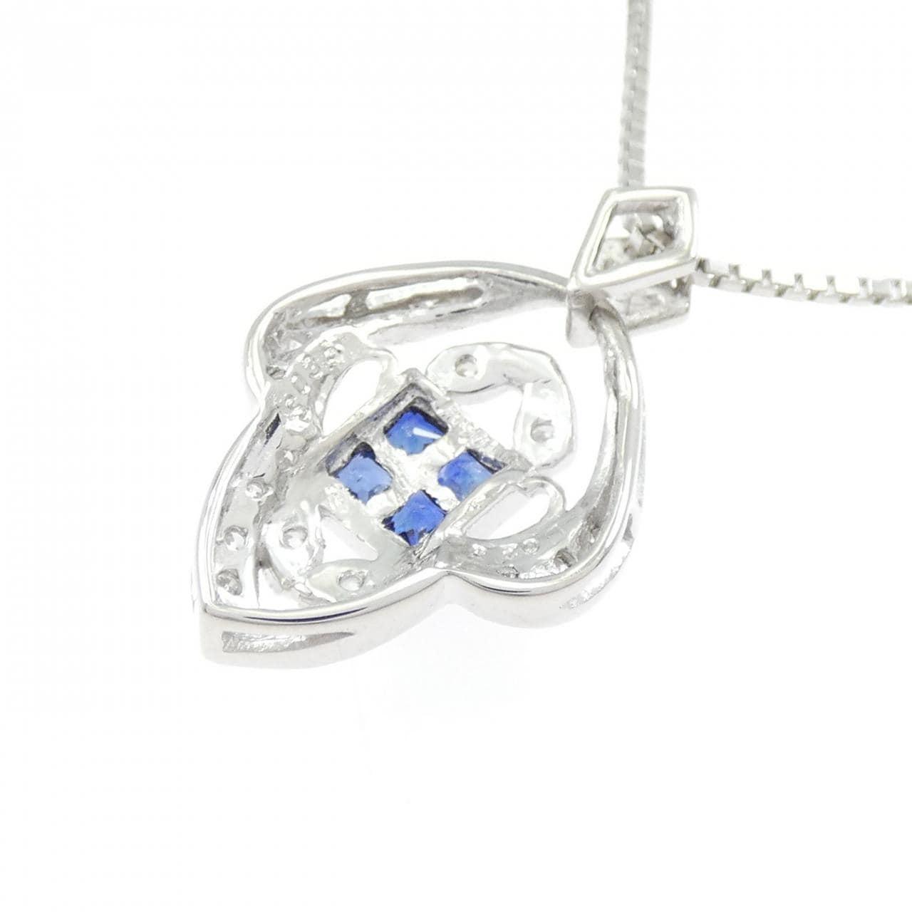 PT900/PT850 サファイヤ ネックレス 0.35CT