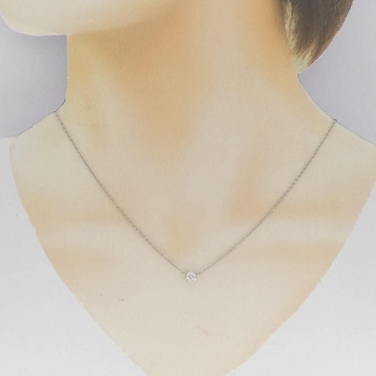PT900/PT850 ダイヤモンド ネックレス 0.273CT G SI1 3EXT