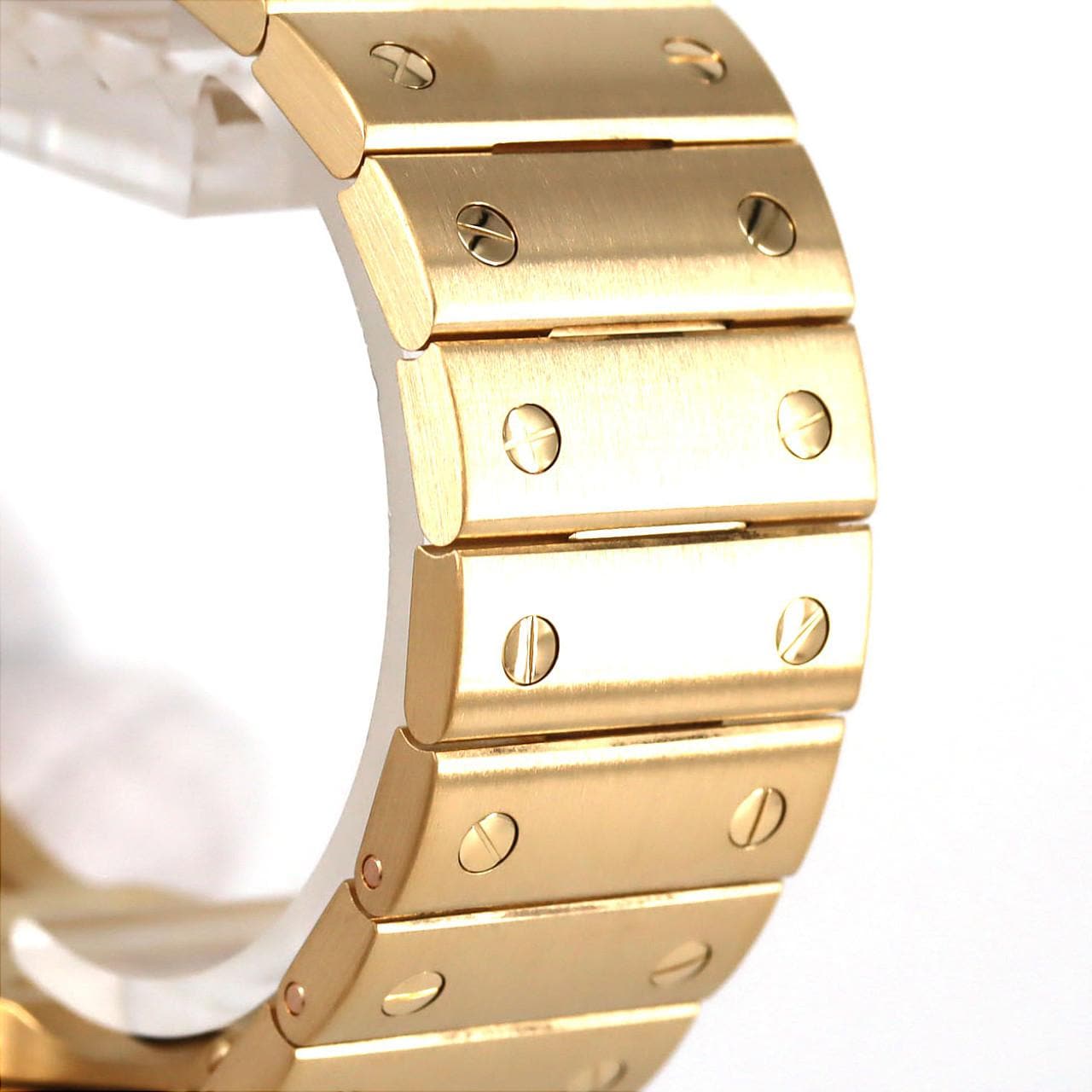 カルティエ サントスドゥカルティエLM YG WGSA0029 YG 自動巻