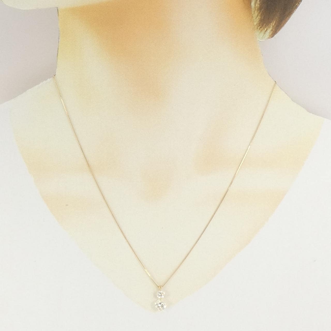 K18YG ダイヤモンド ネックレス 0.710CT