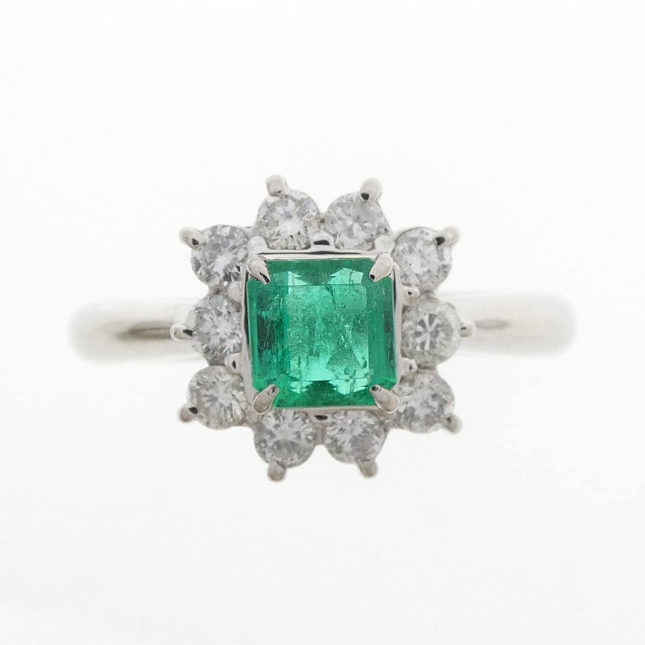 PT900 エメラルド リング 0.39CT